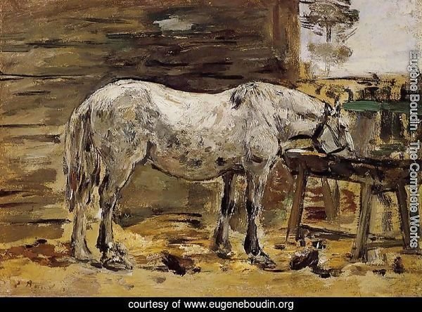 A Horse Drinking, c.1885-90