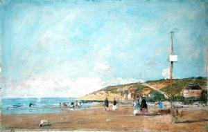 Eugène Boudin - A Seashore