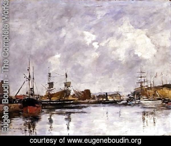 Eugène Boudin - The Port of Dunkirk 1891