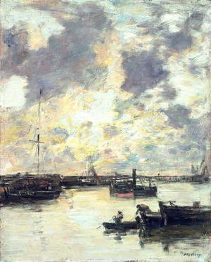 Eugène Boudin - The Port c.1895