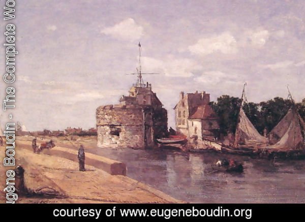 Eugène Boudin - Le Havre, la tour Francois