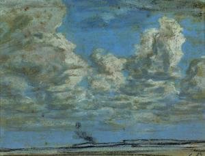 Eugène Boudin - White Clouds