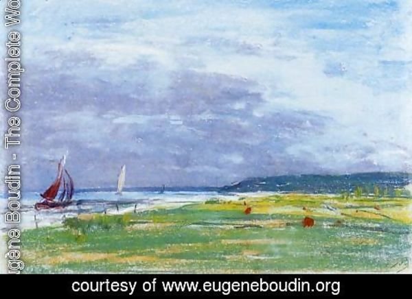 Eugène Boudin - The Seashore