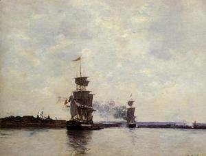 Eugène Boudin - Havre, the Outer Harbor