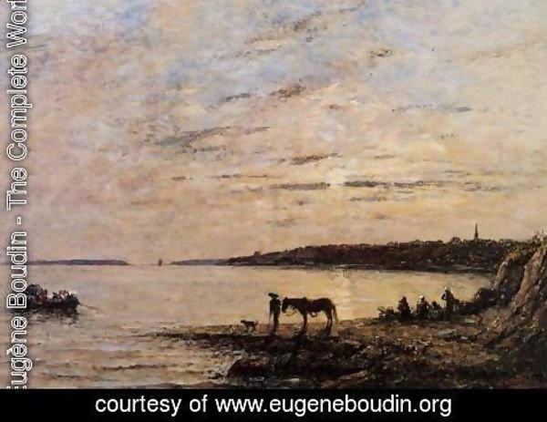 Eugène Boudin - Brest, the Harbor