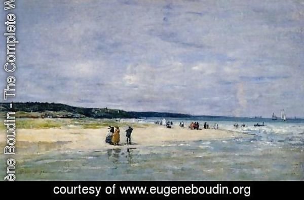 Eugène Boudin - Beach near Trouville