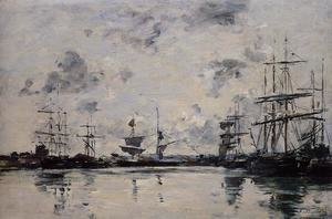 Eugène Boudin - Le Havre, the Port