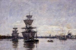 Eugène Boudin - The Port of Bordeaux