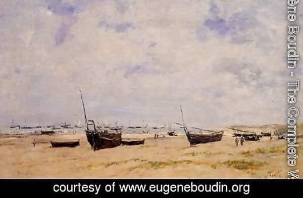 Eugène Boudin - Berck, the Beach at Low Tide