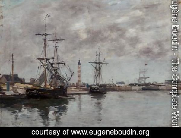 Eugène Boudin - The Port of Deauville II