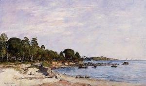 Eugène Boudin - Juan-les-Pins, the Bay and the Shore