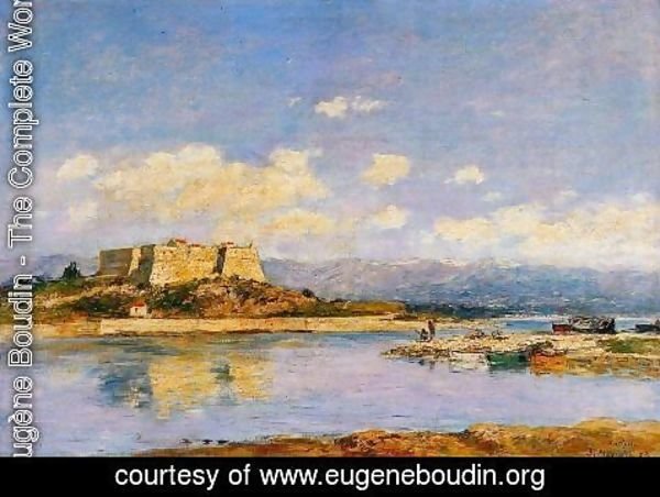 Eugène Boudin - Antibes, Fort Carre