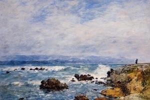 Eugène Boudin - Antibes, the Point of the Islet
