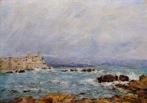 Eugène Boudin - Antibes, the Rocks of the Islet