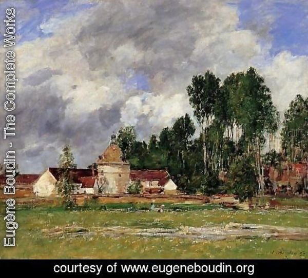 Eugène Boudin - Oisieme, Landscape near Chartres