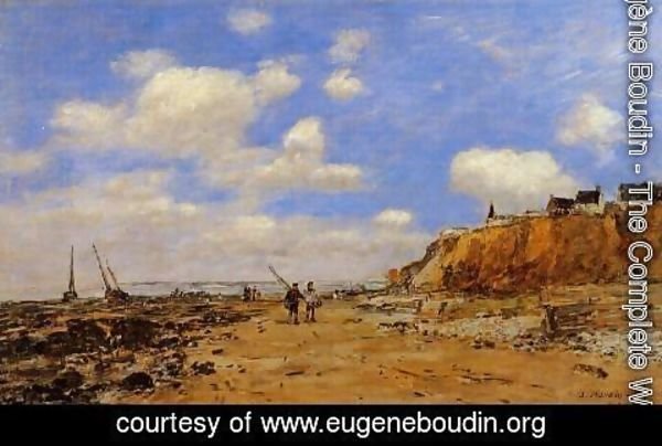 Eugène Boudin - Shoreline with Rising Tide, October