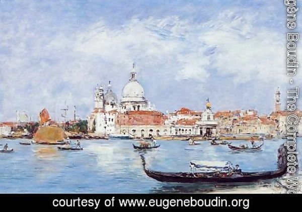 Eugène Boudin - Venice, View from the Grand Canal