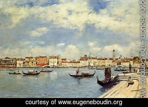 Eugène Boudin - Venice, View from San Giorgio