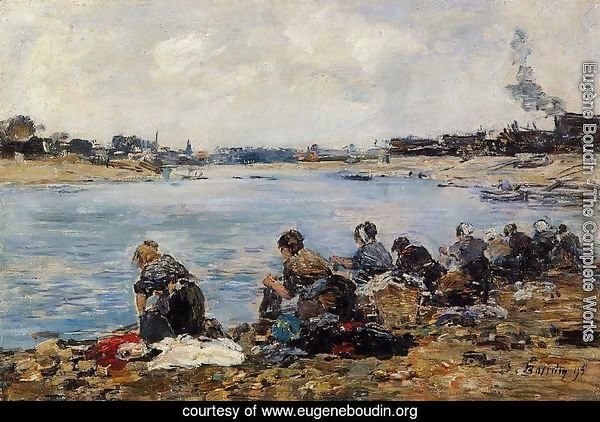 Laundresses on the Banks of the Touques V