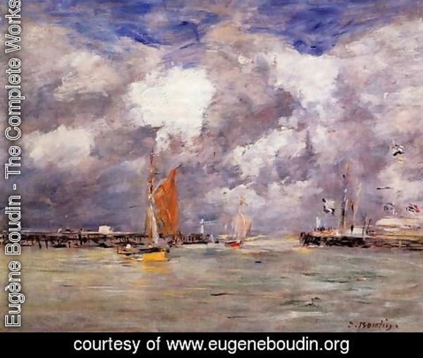 Eugène Boudin - Bortreux, the Port