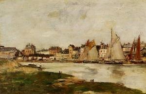Eugène Boudin - View of the Port of Trouville, High Tide