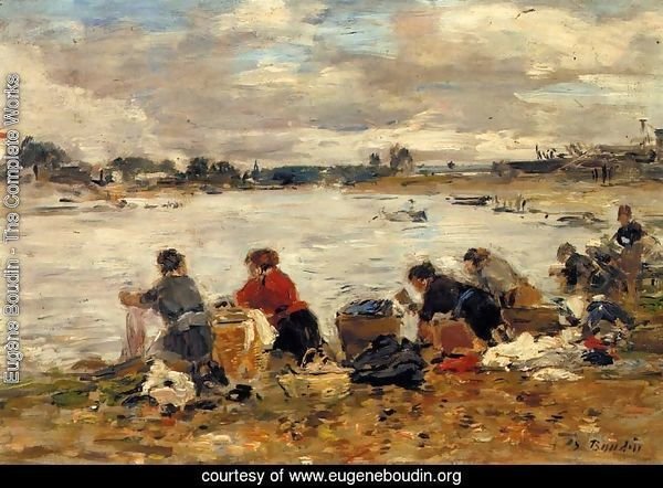 Laundresses on the Banks of the Touques VII
