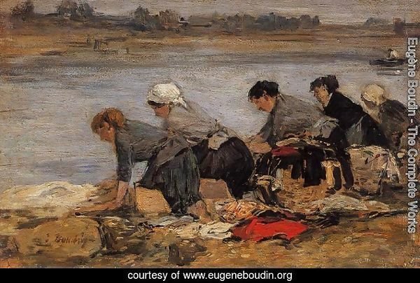 Laundresses on the Banks of the Touques XI
