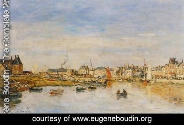 Eugène Boudin - The Port of Trouville I