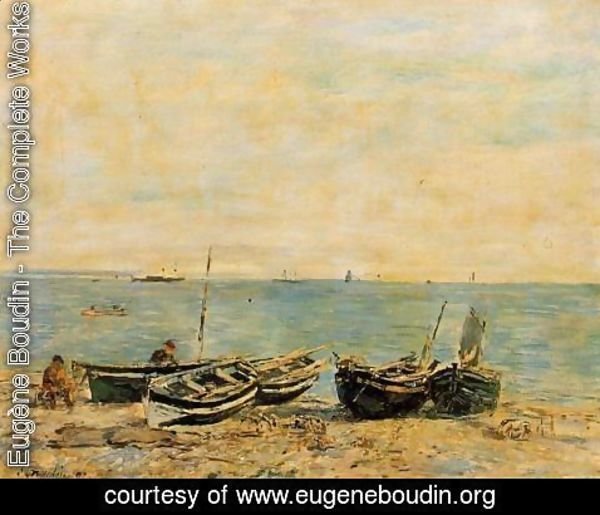 Eugène Boudin - Sainte-Adresse, the Shore