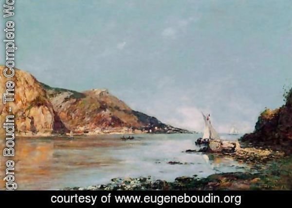 Eugène Boudin - The Bay of Fourmis, Beaulieu