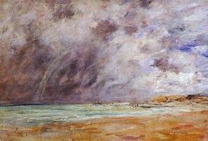 Eugène Boudin - Le Havre, Stormy Skies over the Estuary