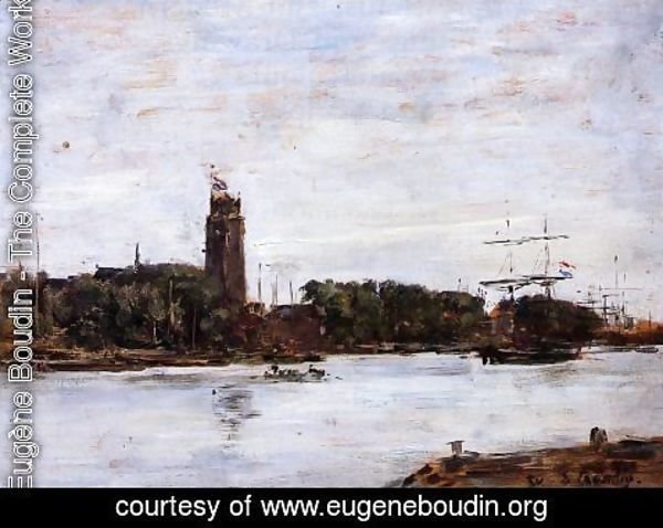 Eugène Boudin - The River Scheldt