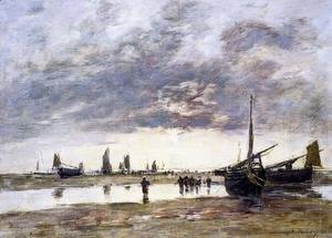 Eugène Boudin - Low Tide at Berck