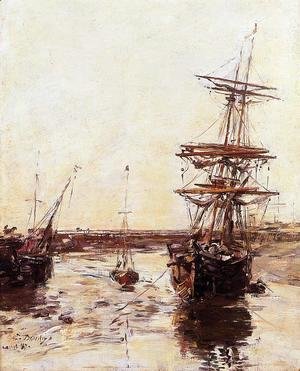 Eugène Boudin - Trouville: the Outer Harbor