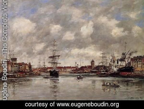 Eugène Boudin - Dunkirk, the Hollandaise Basin