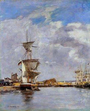 Eugène Boudin - Deauville, the Harbor VIII