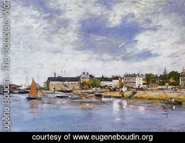 Eugène Boudin - Trouville, the Port III