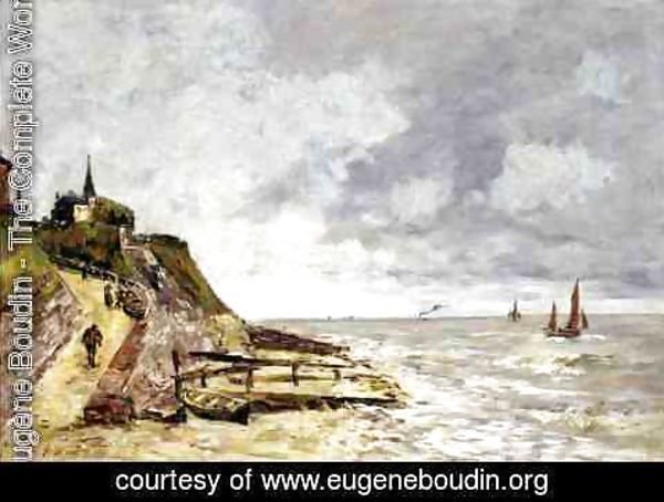 Eugène Boudin - The Shore and the Sea, Villerville
