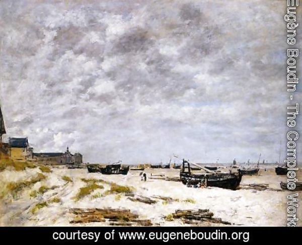 Eugène Boudin - The Beach, Berck