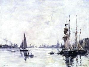 Eugène Boudin - Le Havre, l'Avant-Port I 2