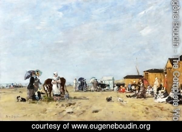 Eugène Boudin - Berck, the Beach
