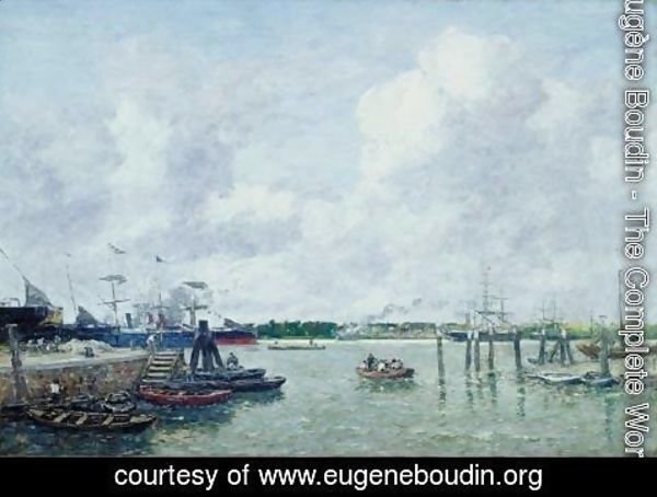 Eugène Boudin - Port of Rotterdam