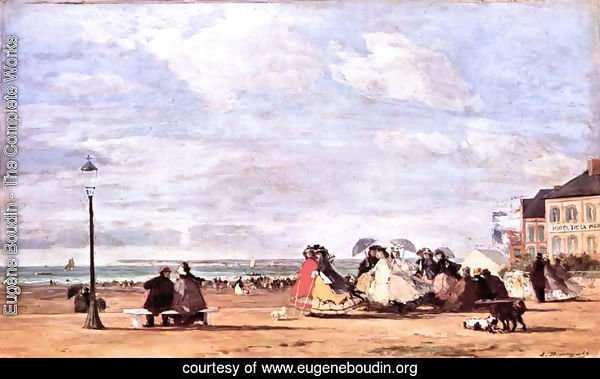 Empress Eugenie at beach at Trouville