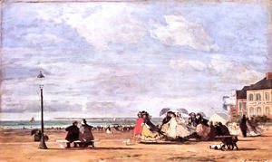 Empress Eugenie at beach at Trouville