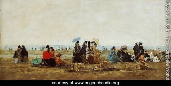 The Beach at Trouville 1871