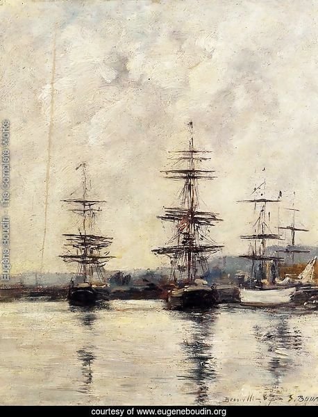 The Port at Saint-Vaast-la-Houghe 1892