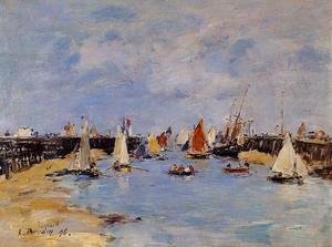 Trouville the Jettys Low Tide1 1896