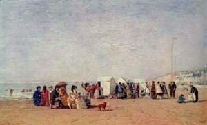 Beach at Trouville 4