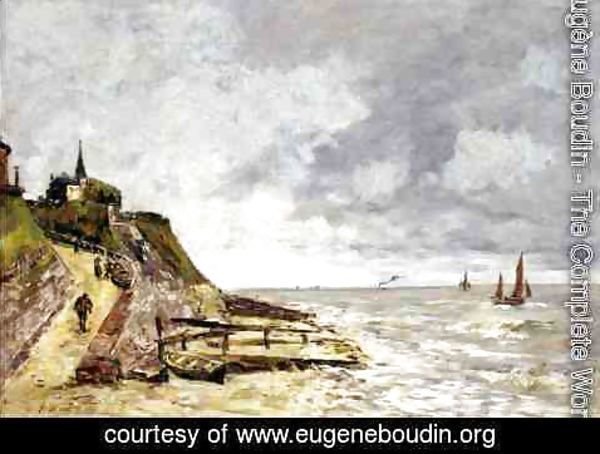 Eugène Boudin - The Seine at Caudebec-en-Caux 2