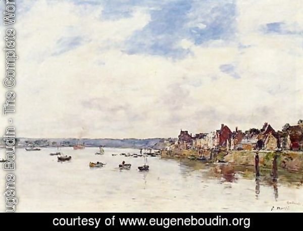 Eugène Boudin - The Rocks at Saint-Vaast-la-Hougue 2